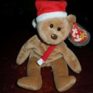 TY Beanie Baby 1997 Teddy Christmas Bear 4200 Rare Retired 12-25-1996