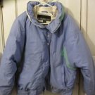 Womens Cornice blue white down snowboarding ski winter snow jacket size L