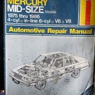 Haynes Ford Taurus & Mercury Sable Automotive Repair Manual 1986 thru 1992 #773