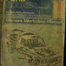 Haynes Auto Service Repair Manual for Ford Courier Pick-up 1972-1978