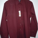 Joe Joseph Abboud Maroon Red Button Down Long Sleeve Shirt Size Small NEW