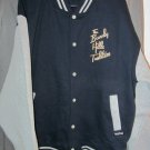 The Beverly Hills Tradition Navy Blue/Grey  Letterman Sweatshirt Jacket Size 2XL