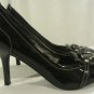 Womens Nicole Black Patent "Hardison" heels size 8.5