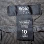 Womens Mossimo Stretch Brown Pin Stripe Capri Pants Size 10
