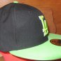 New Era 59Fifty LA Los Angeles Dodgers Baseball Black/Green Cap Fitted Size 7.5