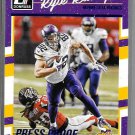 2016 Kyle Rudolph Football  #174 Vikings Press Proofs blue Donruss  tight end