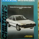 Chilton Toyota Camry Repair Manual 1983-92 #8295