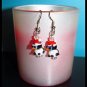 Adorable Santa Penguins Pierced Earrings Winter/Holiday NEW