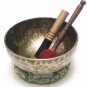 9" Antique Finishing Color Tibetan High quality Meditation Singing Bowl Set