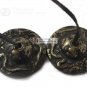Tibetan Old Tingsha Cymbals Bell Om Mani Padme Hum-Dragons Beautifully Embossed