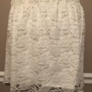 Xhilaration cream lace skirt xxl