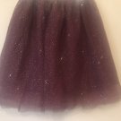 Girls maroon burgandy sparkle skirt 18/28