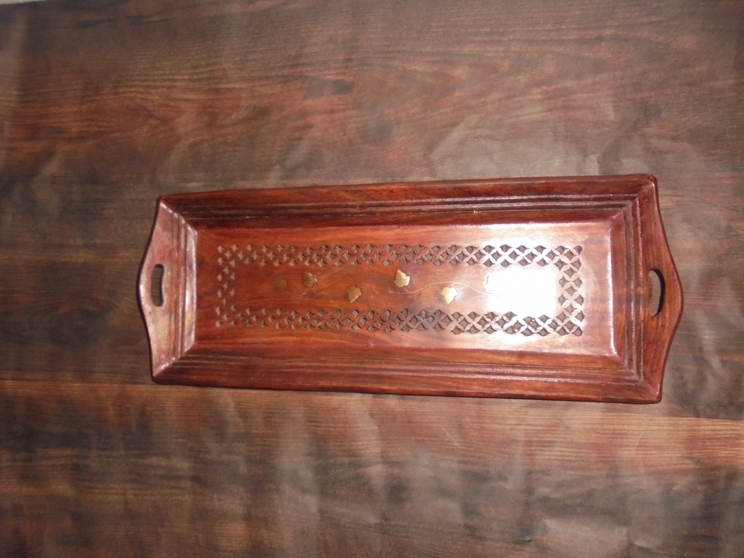 Rustic Serving Tray, Ottoman Tray, Tea Tray, Centerpiece, Reclaimed Tray, Shabby Chic Tray
