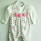 Sweet Floral Baby Romper (0-3 M)