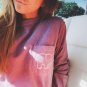 Women's T-shirt Ivory Ella Elephant Print Classic Soft Tee Long Sleeve Top