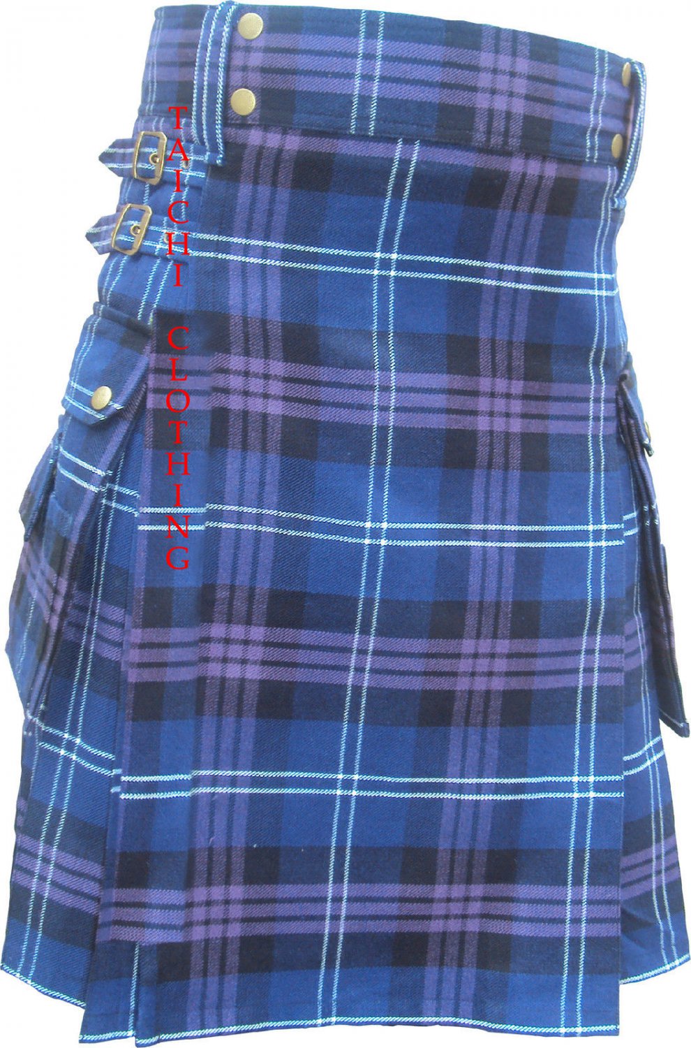 New 38 Size Scottish Highland Wear Active Men Heritage/Pride of Scotland Tartan Modern Pocket Kilt