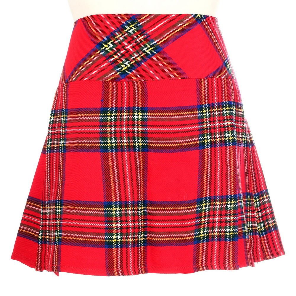 50 Size New Ladies Royal Stewart Tartan Scottish Mini Billie Kilt Mod Skirt