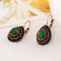 Imitated RUBY EARRINGS Europe retro Earrings Bohemia folk style earrings