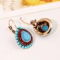 Imitated RUBY EARRINGS Europe retro Earrings Bohemia folk style earrings