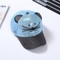 Cat ear, children net cap, summer boys and girls, sun visor, baseball cap, new Sequin cap