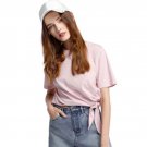 The new summer dress hem tie strap tee T-shirt loose jacket