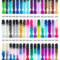 24Inch 5Pcs/Lot Ombre Jumbo Braiding Hair Crochet Braids