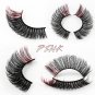 5 Pairs Colored Lashes 3D Dramatic Color Fake Eyelash Extension Fluffy Soft Colorful Faux Cils