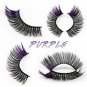 5 Pairs Colored Lashes 3D Dramatic Color Fake Eyelash Extension Fluffy Soft Colorful Faux Cils