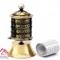 6.25 Inch Tibetan Prayer Wheel-4 line mantra prayer wheel, Om mane padme hum,dharma wheel