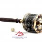 12 Inch Tibetan Buddhis Prayer Wheel 8 Lucky Symbols-prayer wheel,dharma wheel
