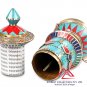 Prayer Wheel -Hand Made in Nepal -6 inch Stone setting,dharma wheel,meditation