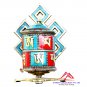 6 Inches Tibetan Table Prayer Wheel-handmade in Nepal-Dharma wheel