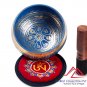 5"Tibetan Buddhist Singing-Color singing bowl, om mani padme hum mantra