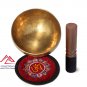6" Superb B Crown Chakra Old Tibetan Singing Bowl, Meditation bowls,Hand beaten singing bowl