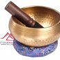 5.5 "Tibetan Buddhist Singing-Hand beaten singing bowl,Peace Release,Free Cushion and Striker