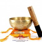 5"Handmade singing bowl-D chakra, meditation bowl, healing bowl,yoga, handmade in Nepal