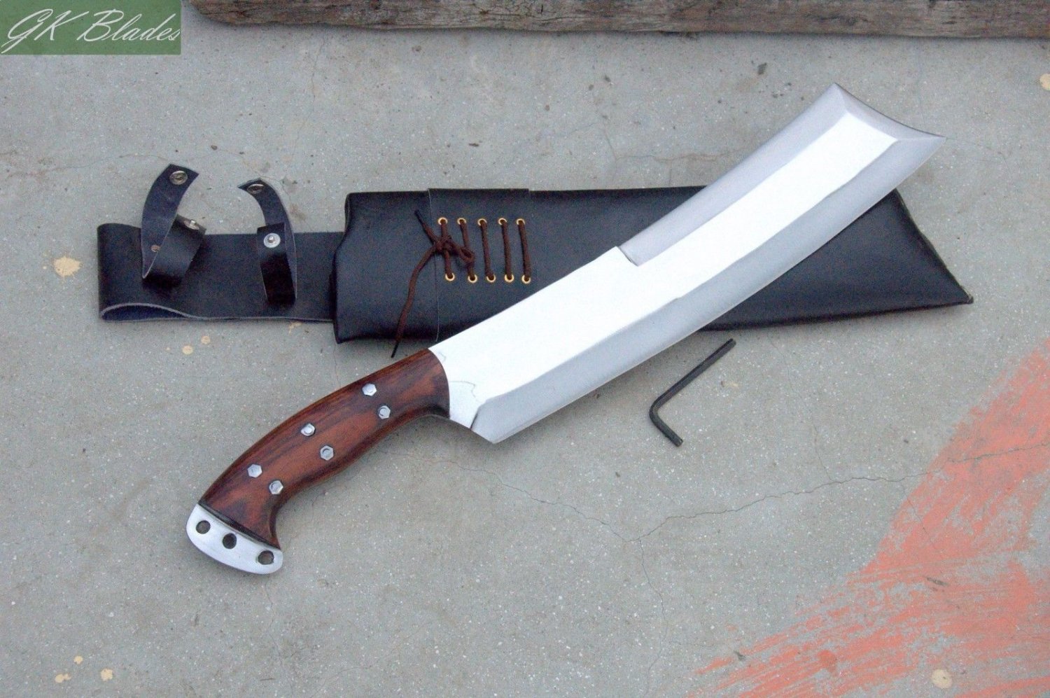 16"JUNGLE Cleaver MACHETE kukri,khukuri,handmade knife,heavy duty