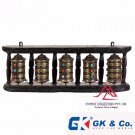 5 in 1 prayer wheel-Tibetan prayer wheel,Om mane padme om mantra-Nepal-dharama
