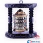 6 inches 4 line table top and wall hanging prayer wheel from Nepal-Dharma wheel