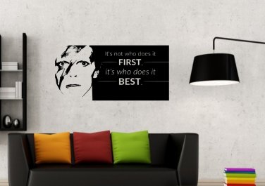 David Bowie Quote 2 Large 27x20(inch)