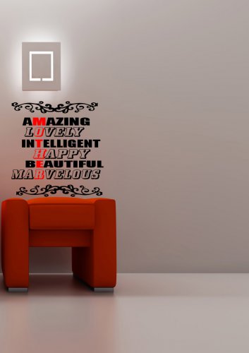 Amazing Lovely Intelligent Happy Beautiful Marvelous Mother Small 10x13(inch)