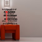 Amazing Lovely Intelligent Happy Beautiful Marvelous Mother Large 19x23(inch)