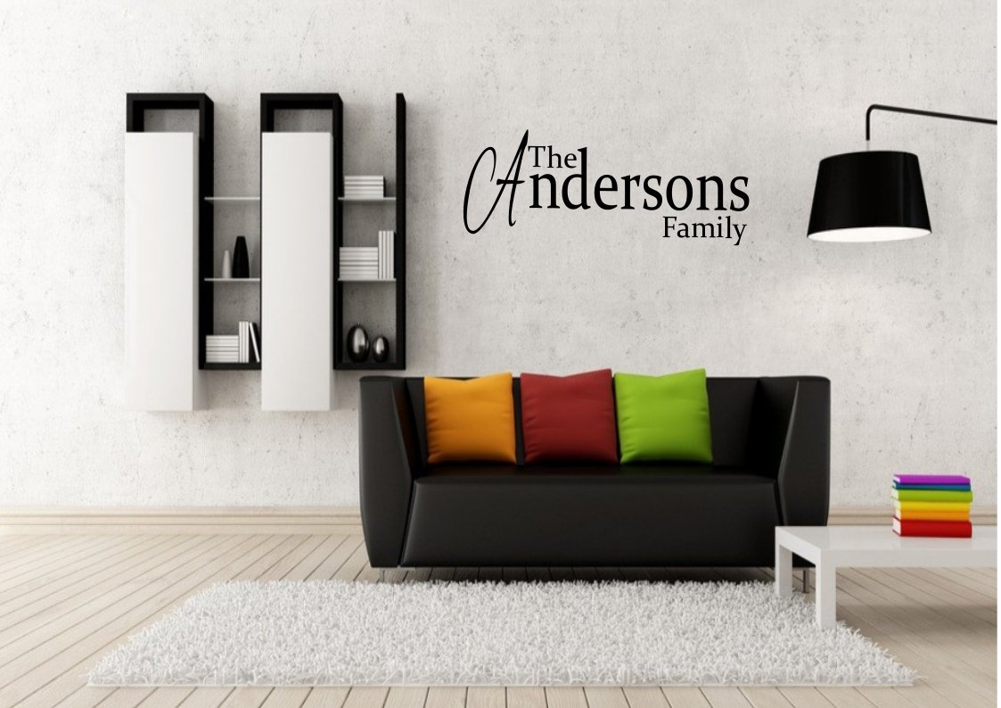 Custom Family Name Tag The 'Name' Family Large 20x20(inch)