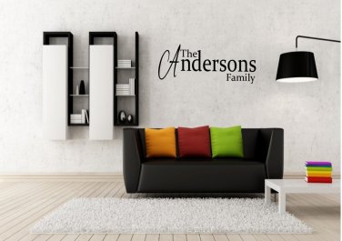 Custom Family Name Tag The 'Name' Family Large 20x20(inch)