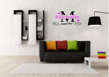 Custom girl name tag, customize name Large 20x20(inch)