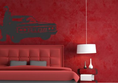 Supernatural Impala with Dean Large 23x30(inch)