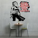 Banksy Achievements Girl Large 23x35(inch)