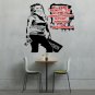 Banksy Achievements Girl Large 23x35(inch)