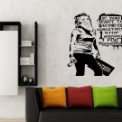 Banksy Achievements Girl X-Large 35x46(inch)
