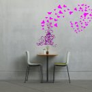 Flowers to butterfly heart Small 20x20(inch)